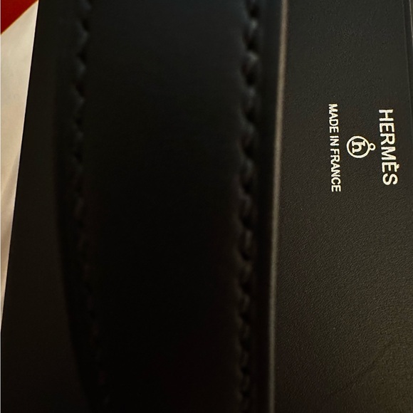 RARE Hermes Petite H Crocodile Minaudiere Box Bag Black Grey Exotic - Picture 11 of 16